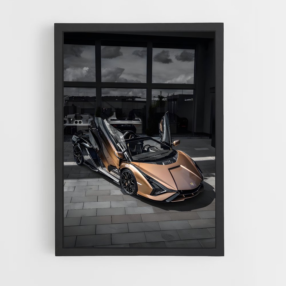 Poster Supercar Slinger – affiche Lamborghini (vue 2)